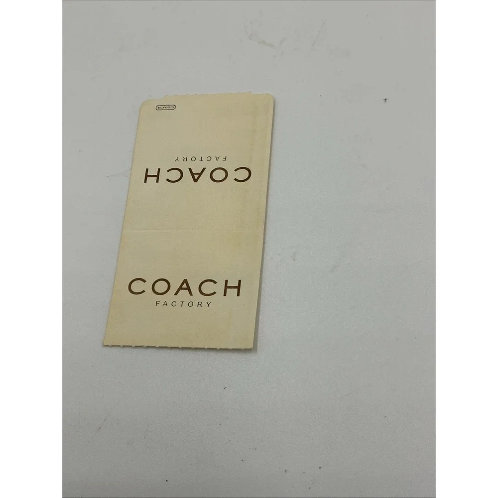 Coach Leather Executive Slim Card Case Wallet Mahogany FS4664 Vintage
